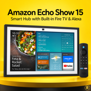 AMAZON ECHO SHOW 15 SMART HUB WITH BUILT-IN FIRE TV & ALEXA769